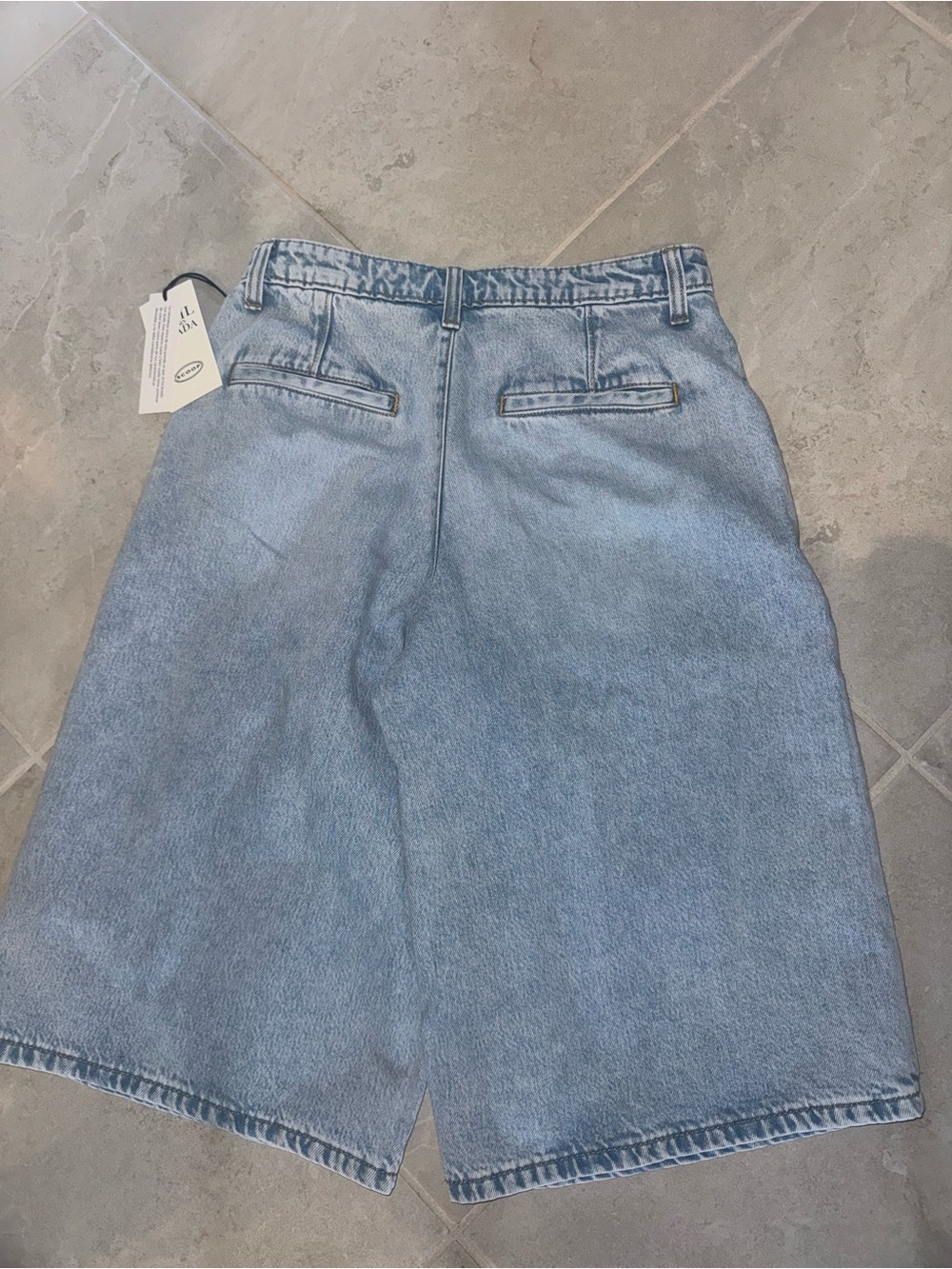 Devil Wears Prada Scoop Collection Denim Pleated Culottes NWT - Picture 11 of 12